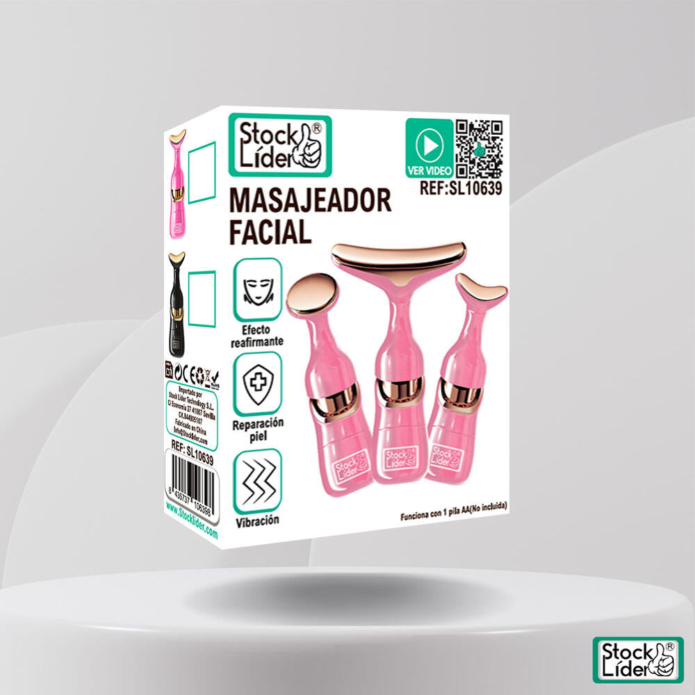Masajeador Facial antienvejecimiento 3 en 1